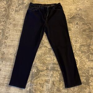 Gloria Vanderbilt Jeans Black 18 Long